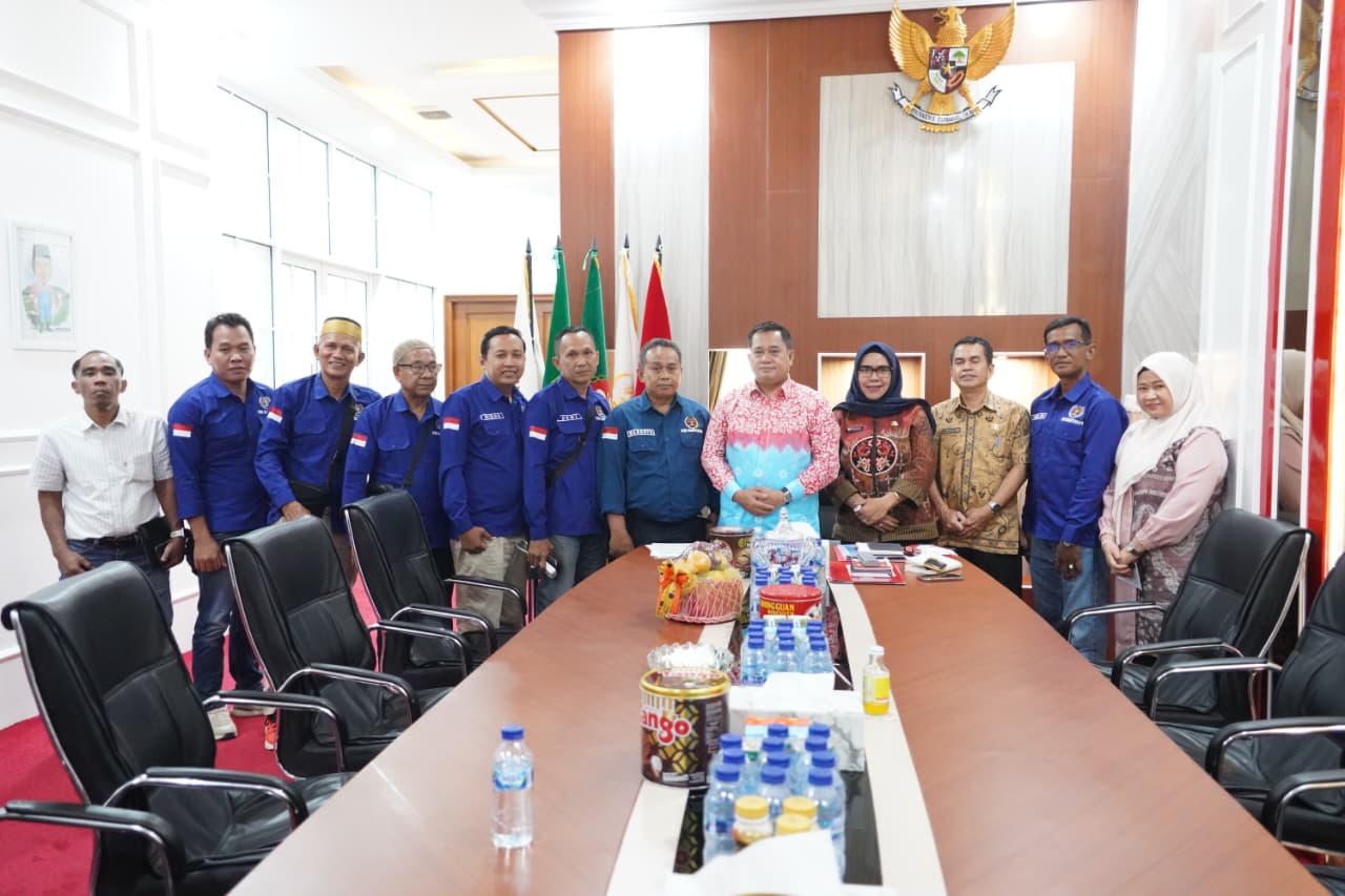 PWI Banyuasin Audensi dengan Bupati Banyuasin