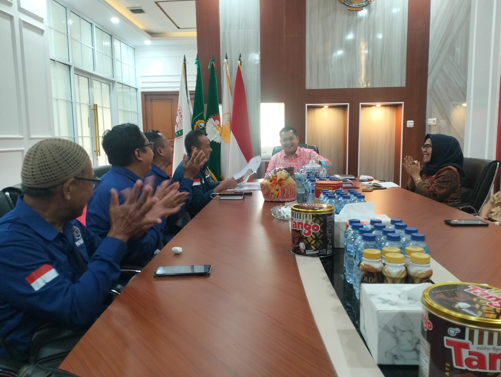 PWI Banyuasin Audiensi dengan Bupati Banyuasin