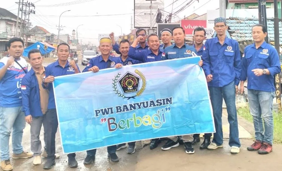 PWi Banyuasin, giat Jumat Berbagi