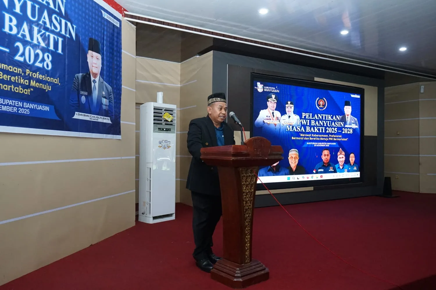 Pelantikan PWI Banyuasin