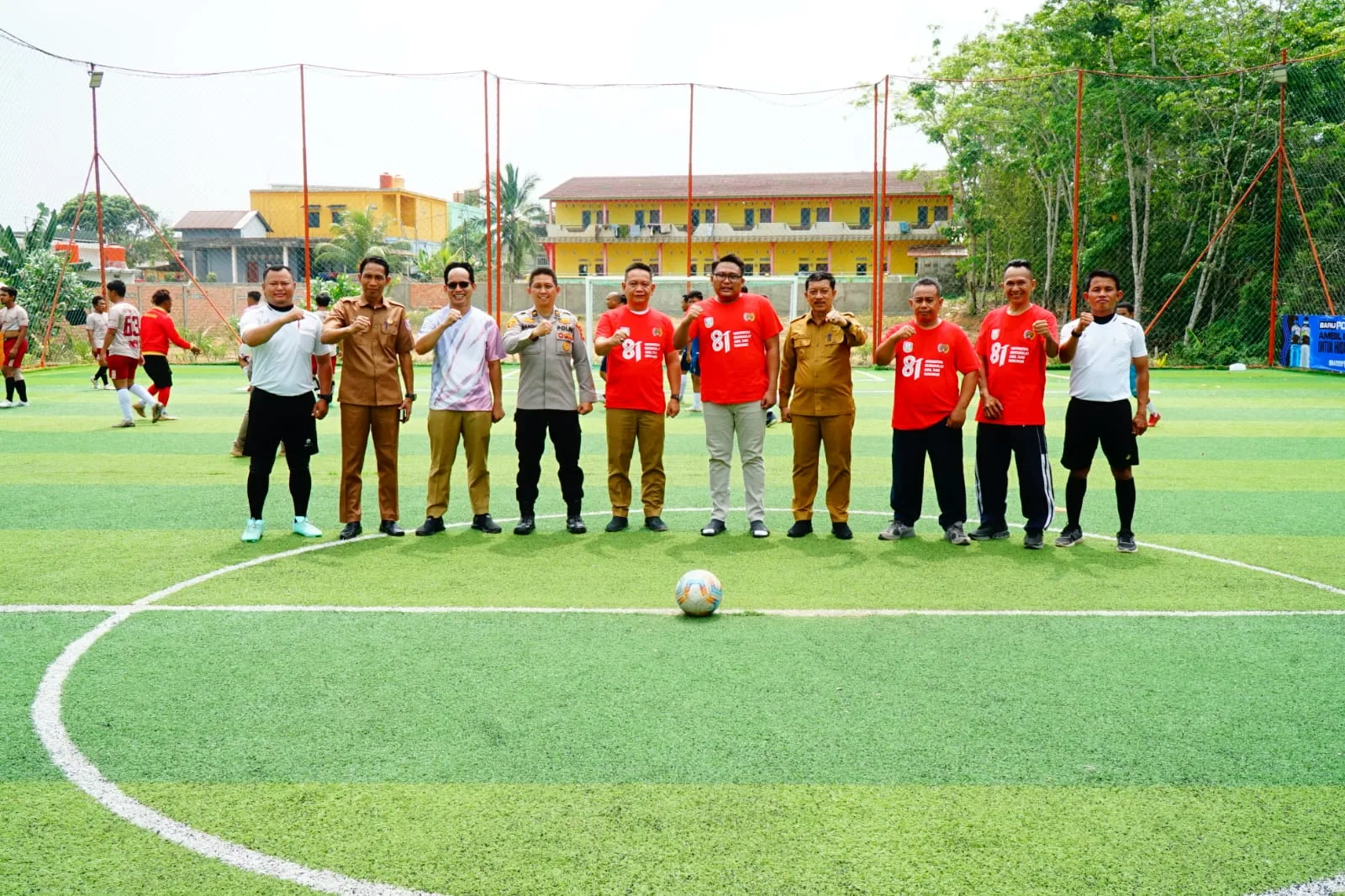 Pembukaan Mini Soccer PWI Banyuasin  19 Agustus 2026